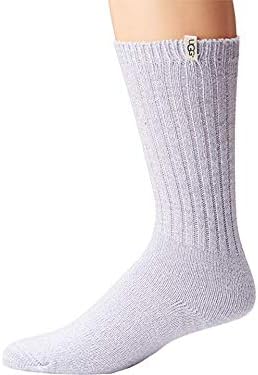 UGG Women's Rib Knit Slouchy Crew Socks Icelandic Blue